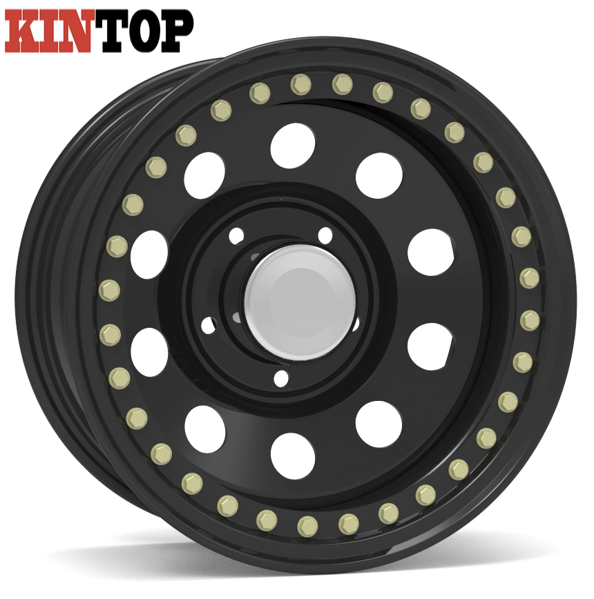 Black 4X4 off Road 15X12 Steel Wheel Rim